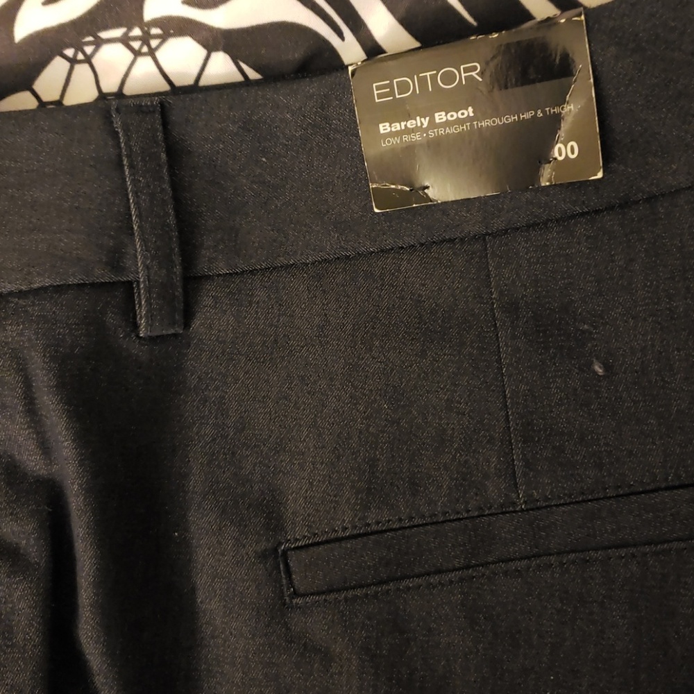 Nwt Express Editor Barely Boot Dress Pants - image 2